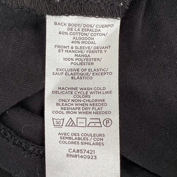 Loft black Short flutter sleeve shell - Picture 2 of 3